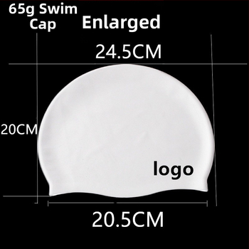 Silikónová plavecká čiapka s vodeodolnou ochranou uší, pre dospelých, unisex