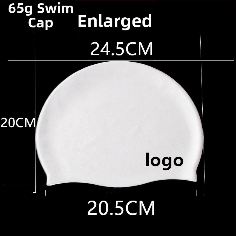 Silikónová plavecká čiapka s vodeodolnou ochranou uší, pre dospelých, unisex