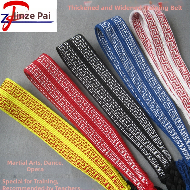 Jinze Pai ZP pamut derékvédő öv jóga, küzdősportok és tánc számára – szélesített és vastagabb kialakítás