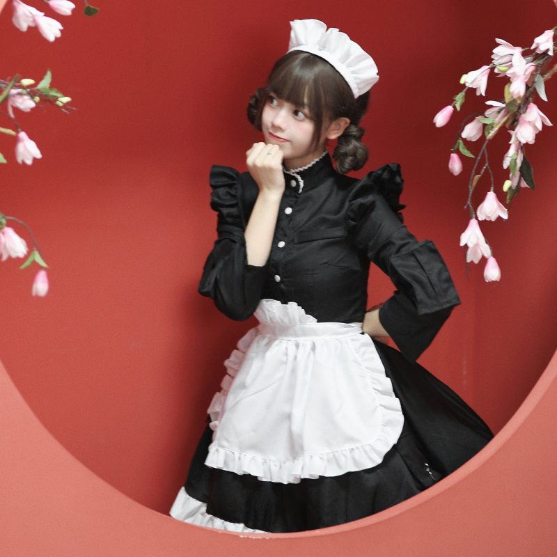 Kineski stil kung-fu maid cosplay kostim – unisex, 100% poliester, Zi Xiao, zima 2022, za dob 18–24