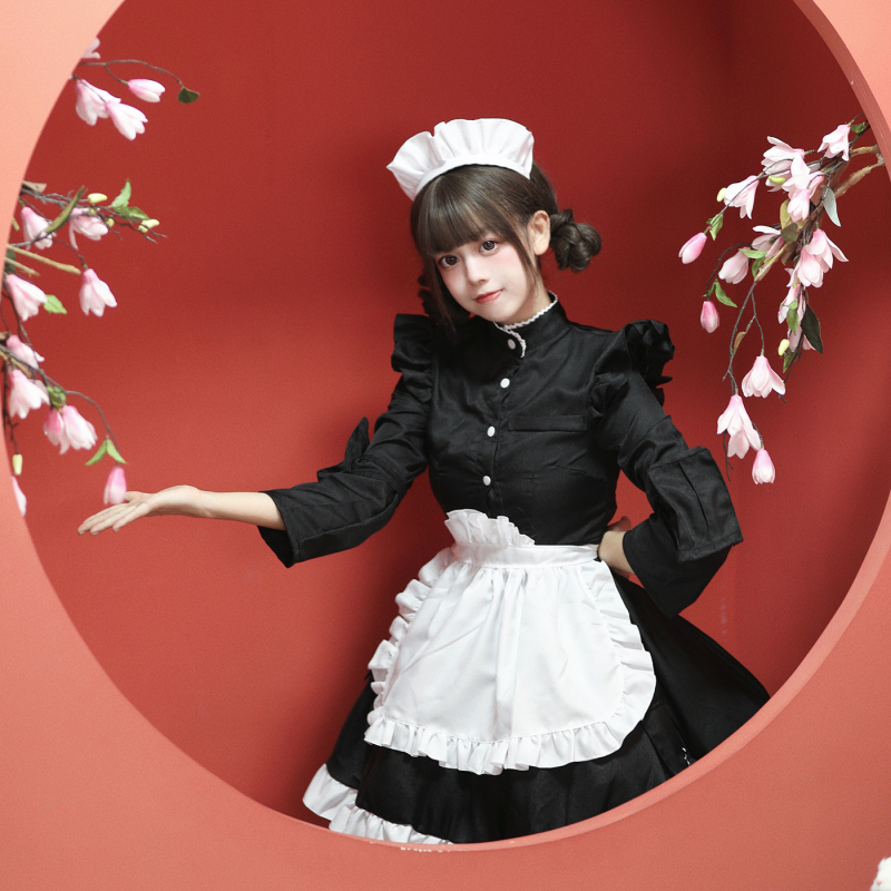 Kineski stil kung-fu maid cosplay kostim – unisex, 100% poliester, Zi Xiao, zima 2022, za dob 18–24