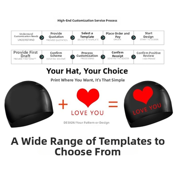 Silikoninė plaukimo kepurė – Reklaminis logotipas, suaugusiems, tinkama plaukiojimui ir vaikščiojimui vandeniu