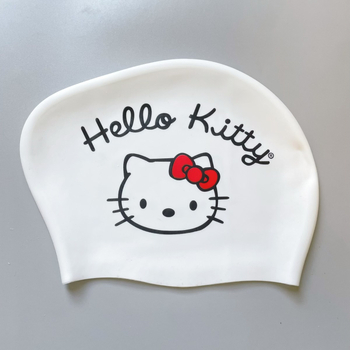 Silicone plaukimo kepurė su animaciniu raštu suaugusiems su ilgais plaukais (Medžiaga: Silikonas; Raštas: Animacinis; Taikoma auditorija: Suaugusieji)