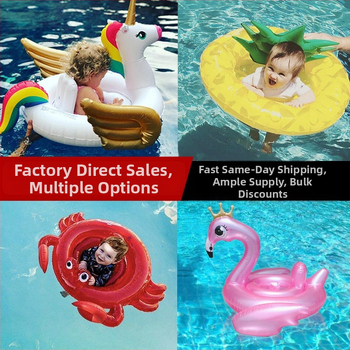 Pripučiama vaikų plaukimo žiedas su paukščio sėdyne, PVC 0.25 mm, spausdintas modelis