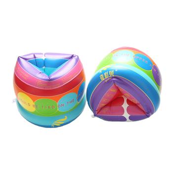 Plaukimo žiedas vaikams, sustiprintas PVC, 0,30 mm storio PVC, pripučiamas, tinkamas plaukiojimui ir vaikščiojimui vandenyje