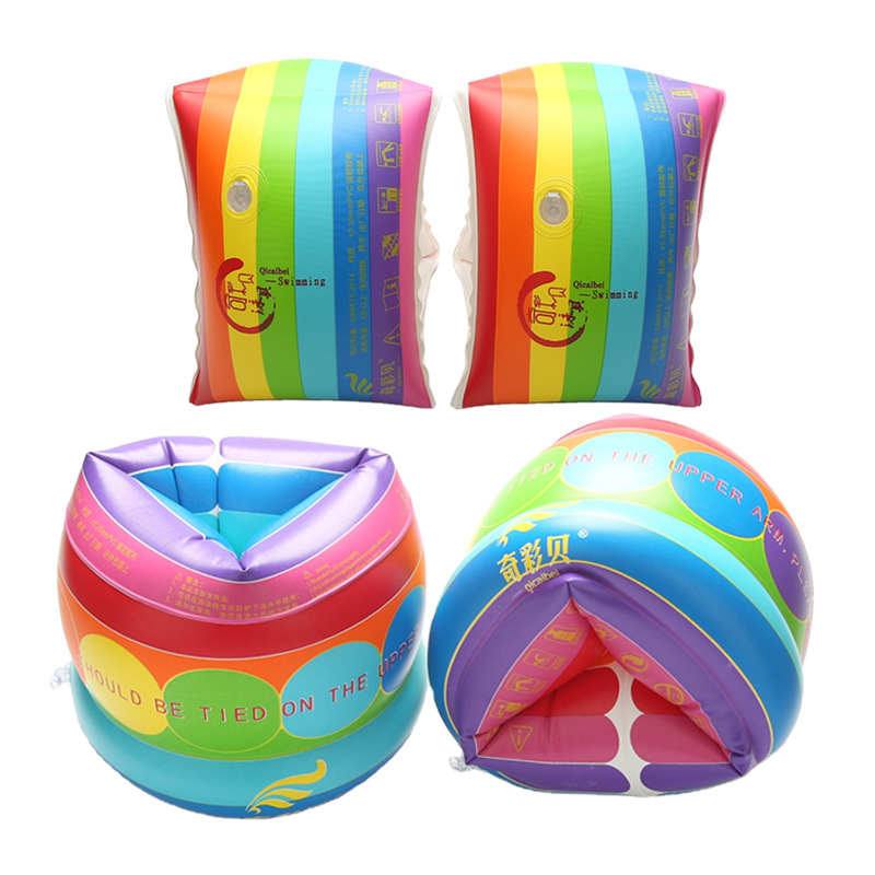 Plaukimo žiedas vaikams, sustiprintas PVC, 0,30 mm storio PVC, pripučiamas, tinkamas plaukiojimui ir vaikščiojimui vandenyje