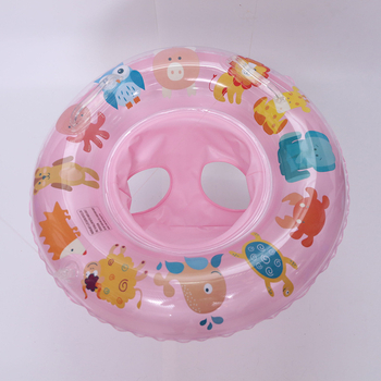 Kūdikių pripučiamas plaukimo žiedas su gyvūnų raštu, pažasties dizainas, nešiojamas ir sulankstomas, ekologiškas PVC 0,2 mm