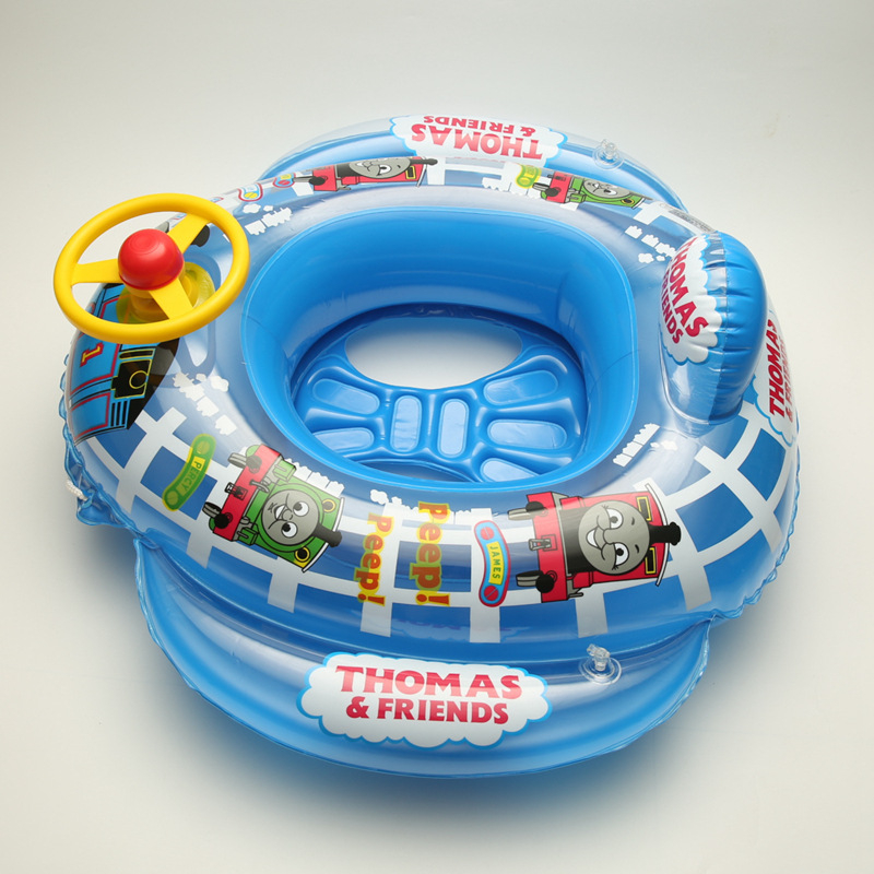 Inel de plajă pentru copii, design cartoon, PVC ecologic, grosime 0.25 mm