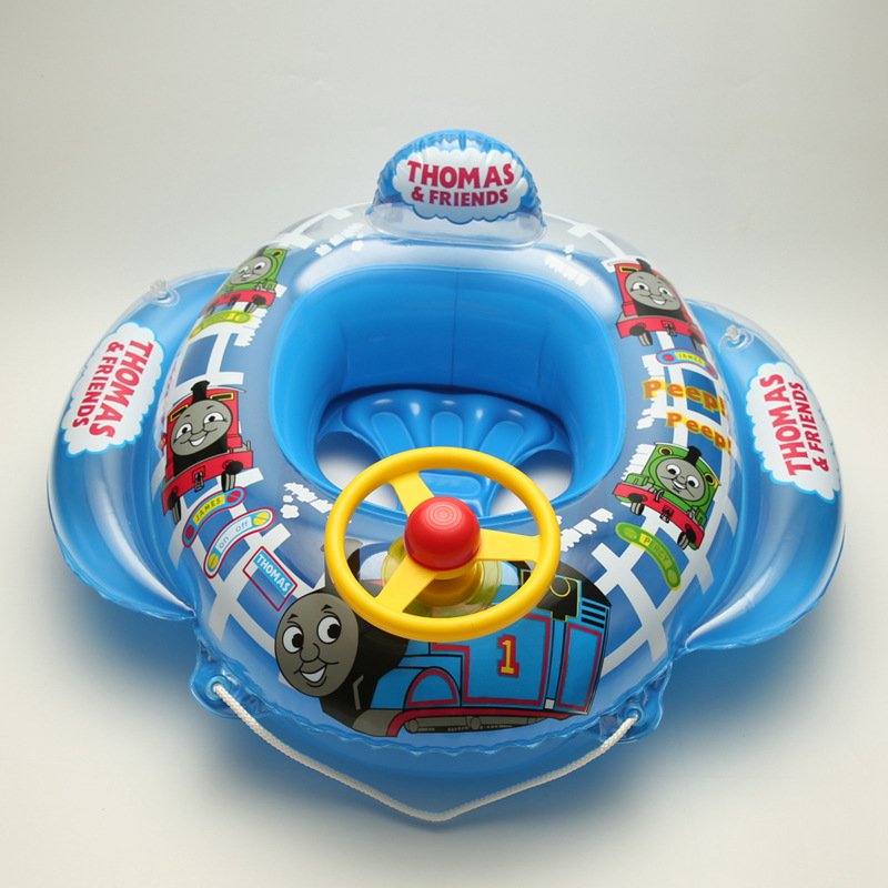 Inel de plajă pentru copii, design cartoon, PVC ecologic, grosime 0.25 mm