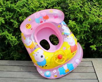 ABC inel de înot cu model Cartoon – PVC ecologic, grosime 0,25 mm