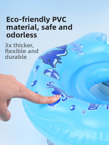 Vaikų plaukimo žiedas – ekologiškas PVC, 0.3 cm storio, spausdintas raštas, tinkamas plaukiojimui ir vaikščiojimui vandens paviršiuose