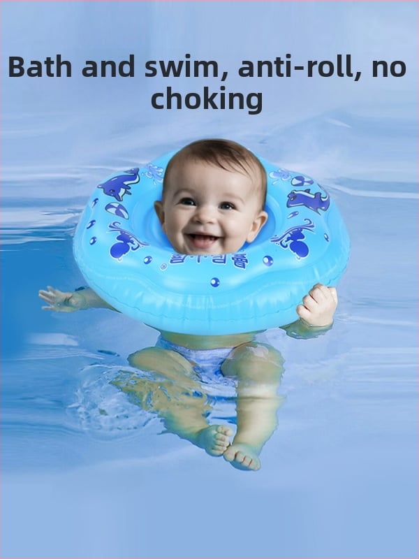 Vaikų plaukimo žiedas – ekologiškas PVC, 0.3 cm storio, spausdintas raštas, tinkamas plaukiojimui ir vaikščiojimui vandens paviršiuose