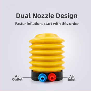 Kāju pumpa gaisa pumpai joga bumbai, baseina riņķim un baloniem; materiāls: plastmasa; iepakojums: 100 gab.; imports: Nē; IP atļauja: Nav