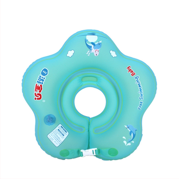 Detský plavecký kruh s dvomi vzduchovými komorami, proti preklápaniu, ekologické PVC, hrúbka 0,3 mm, pre vek 0–12 mesiacov