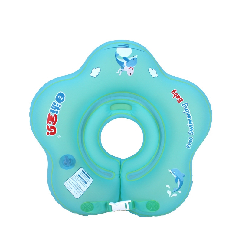 Detský plavecký kruh s dvomi vzduchovými komorami, proti preklápaniu, ekologické PVC, hrúbka 0,3 mm, pre vek 0–12 mesiacov