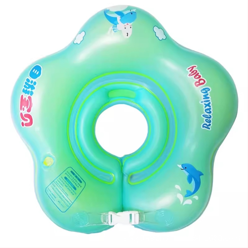 Detský plavecký kruh s dvomi vzduchovými komorami, proti preklápaniu, ekologické PVC, hrúbka 0,3 mm, pre vek 0–12 mesiacov