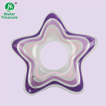 Vaikų plaukimo žiedas iš PVC, penkių taškų žvaigždės dizainas, ekologiška medžiaga