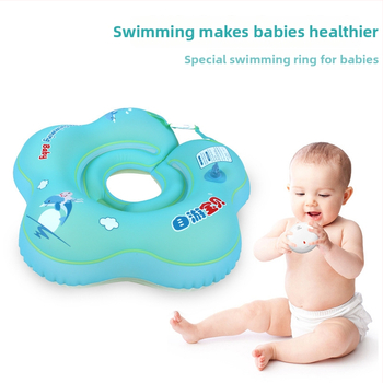 Vaikų plaukimo kaklo žiedas su dvigubu oro pagalviu, ekologiškai draugiškas PVC 0,3 mm, prieš kaklo atgalinimą, spausdintas modelis
