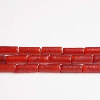 Bullet barrage Φυσικές αγάτ σωληνοειδείς χάντρες, με ελαστικό κορδόνι, μαζική συσκευασία, προέλευση Lianyungang Donghai County