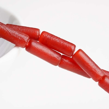 Bullet barrage Φυσικές αγάτ σωληνοειδείς χάντρες, με ελαστικό κορδόνι, μαζική συσκευασία, προέλευση Lianyungang Donghai County