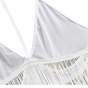 Trojdjelni bikini set s resicama za pokrivanje trbuha i vitkiju siluetu, poliester 95% (podstava 5%), 220 g, s jastučićima u grudima