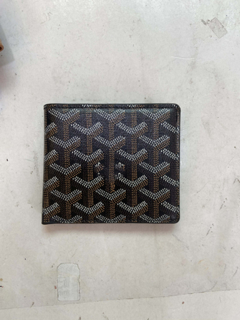 Uniszex cipzáros pénztárca geometriai mintával, PVC külső, tehénbőr belső bélés, nagy kapacitás, 2024 tavasz