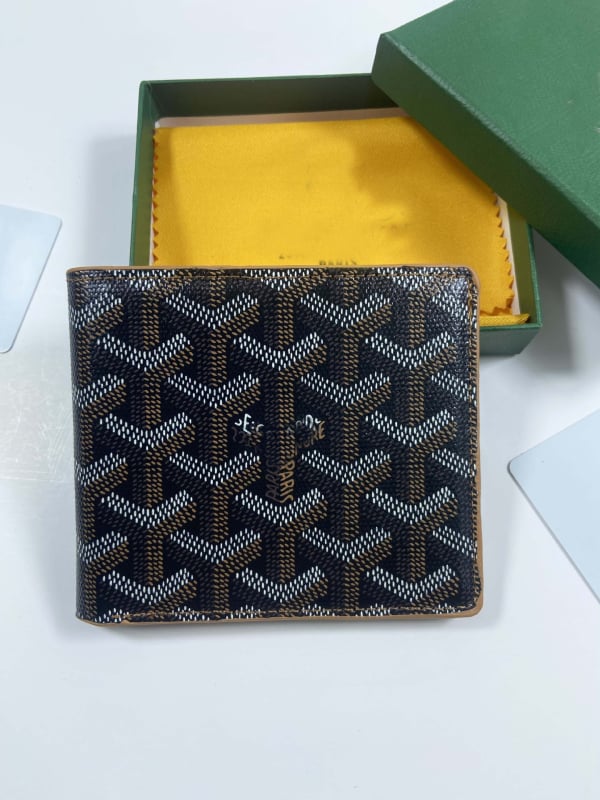 Uniszex cipzáros pénztárca geometriai mintával, PVC külső, tehénbőr belső bélés, nagy kapacitás, 2024 tavasz