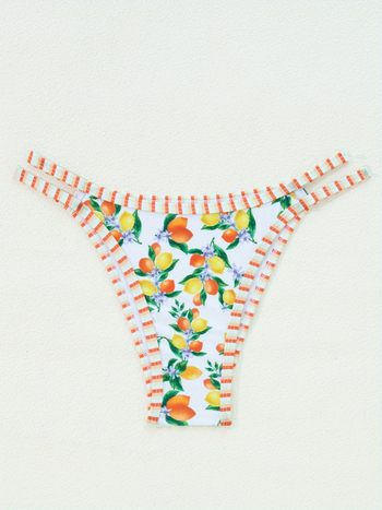 Trokutasti bikini set s cvjetnim printom, bez leđa, s podstavljenim košaricama, poliester 82%, podstava 18%, 150 g