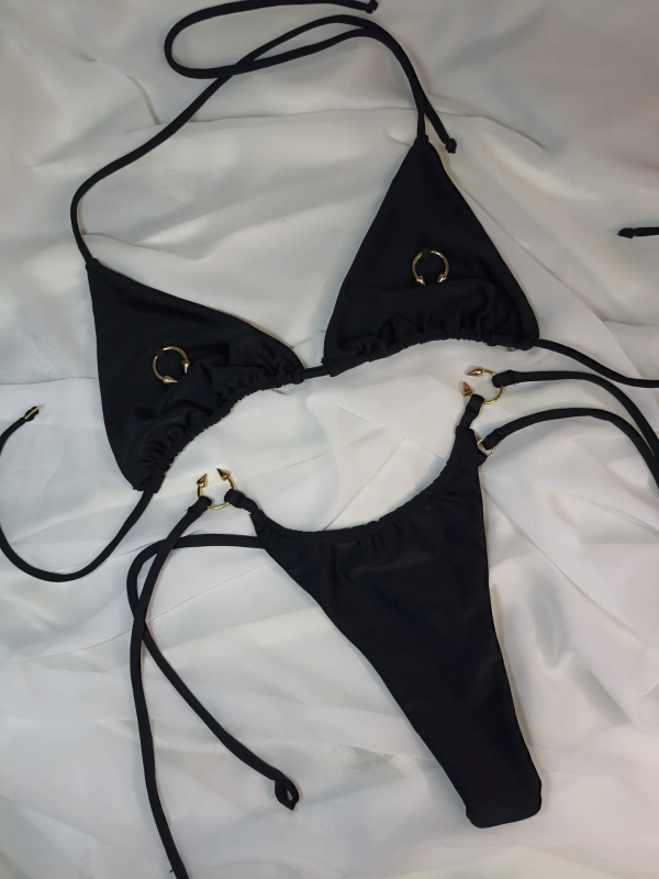 Ženski bikini - jastučić za prsni koš, najlon tkanina s Spandex podstavom, visoka elastičnost, stil Briefs