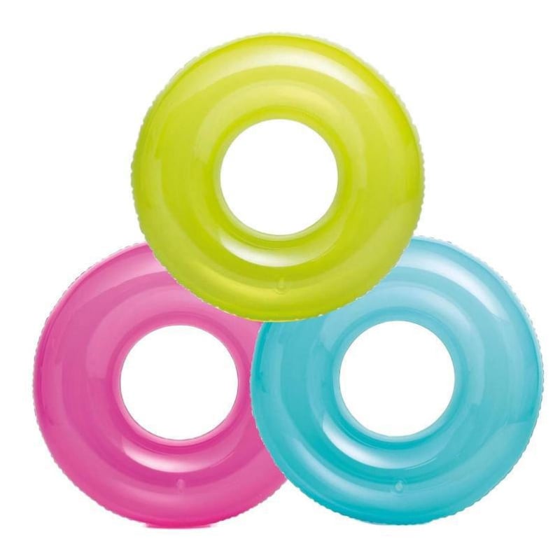 Плувен пръстен за възрастни, PVC екологично чист материал, дебелина 0.25 мм, ръчно надуване, подходящ за басейн, воден парк, река, езеро и морски бряг; за плуване и водни забавления.