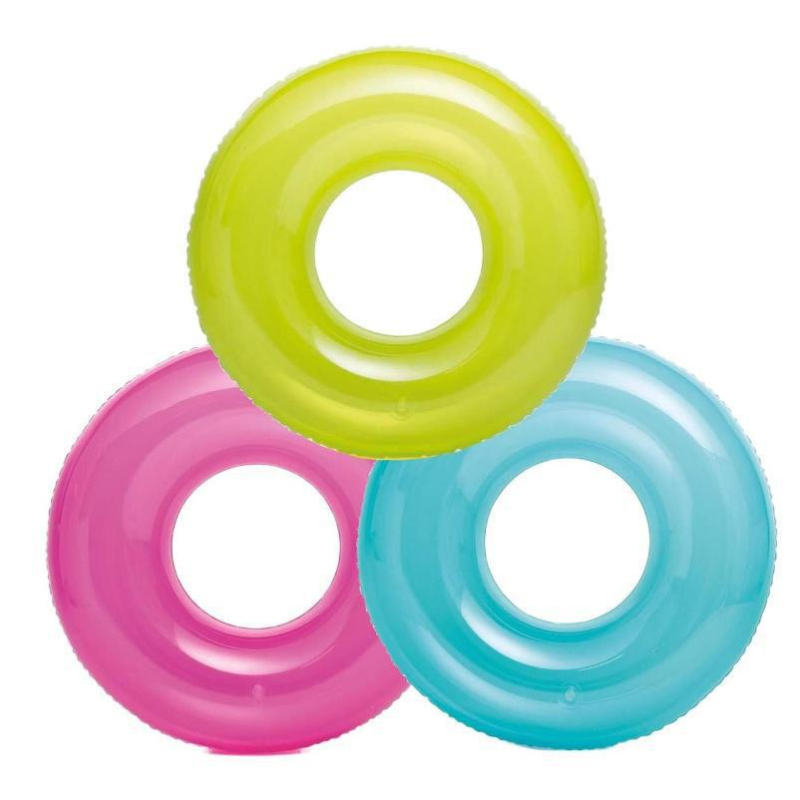 Плувен пръстен за възрастни, PVC екологично чист материал, дебелина 0.25 мм, ръчно надуване, подходящ за басейн, воден парк, река, езеро и морски бряг; за плуване и водни забавления.
