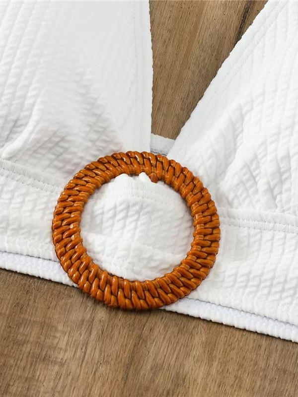 Dvije dijelni bikini s halterom, sexy bez leđa; materijal: poliester 82% + elastan 18%; podstava: elastan 18%