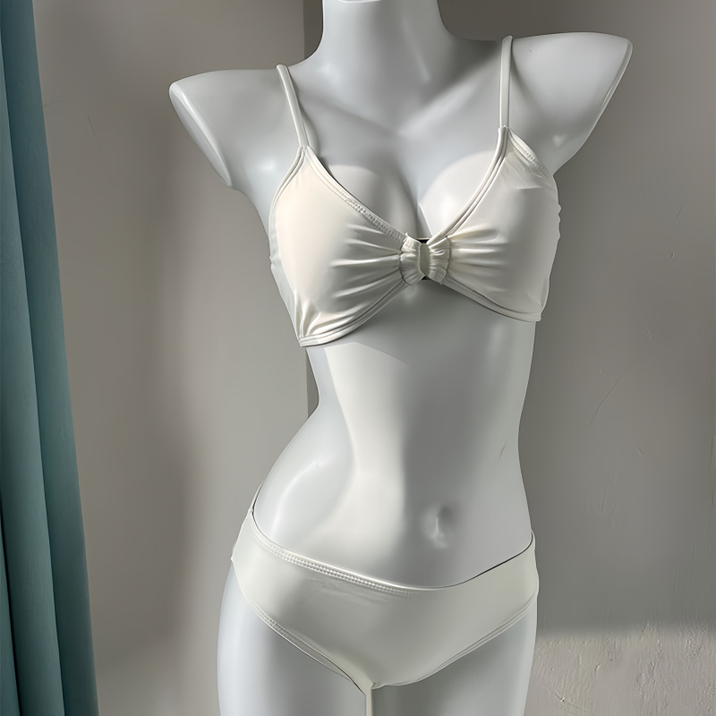 Ženski bikini 2025 novi model, mršavljenje, konzervativno prekrivanje trbuha, četverodijelni kupaći kostim za odmor, termalne izvore i zimu.