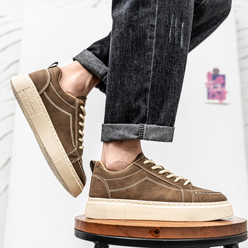 Vyriški sportbačiai – apvali piršto forma, tinklinė viršutinė dalis, PU padas, raišteliai, žemas kulkšnies aukštis