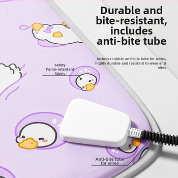 Šunims skirtas elektrinis šildymo kilimėlis — PVC medžiaga, valomas šluoste, paprastas montavimas