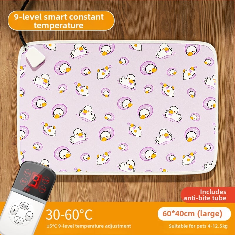 Šunims skirtas elektrinis šildymo kilimėlis — PVC medžiaga, valomas šluoste, paprastas montavimas