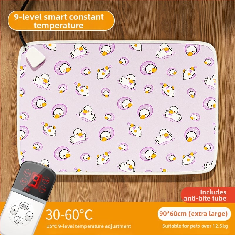 Šunims skirtas elektrinis šildymo kilimėlis — PVC medžiaga, valomas šluoste, paprastas montavimas