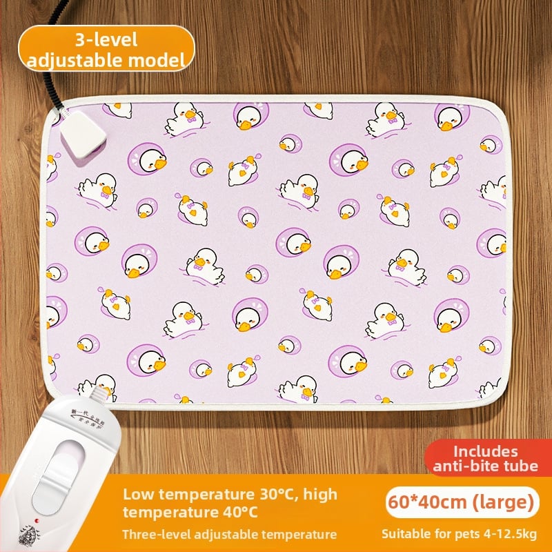 Šunims skirtas elektrinis šildymo kilimėlis — PVC medžiaga, valomas šluoste, paprastas montavimas