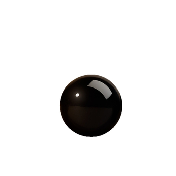 Perle pentru bijuterii DIY – mărgele răspândite din onix negru, lustruite, model totem, primăvara 2025