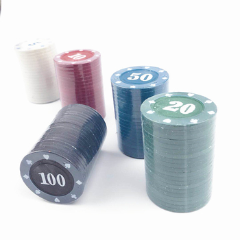 Texas Hold'em žetoni Qianbaihui - melamin, prilagodljivi, paket od 24 komada, za šah i igre s kartama