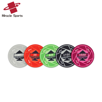 MIR melamin žetoni za šah i karte, specifikacije žetona: 39/43/46/50/55, prilagodba dostupna