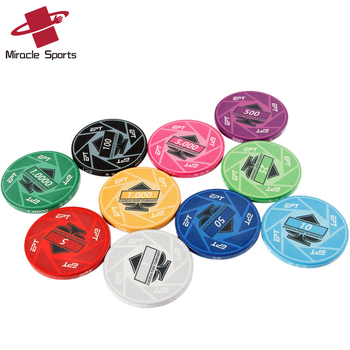 MIR melamin žetoni za šah i karte, specifikacije žetona: 39/43/46/50/55, prilagodba dostupna