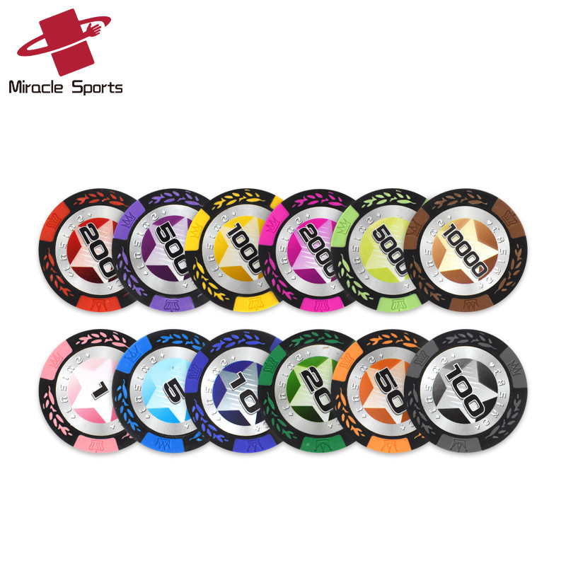 MIR melamin žetoni za šah i karte, specifikacije žetona: 39/43/46/50/55, prilagodba dostupna