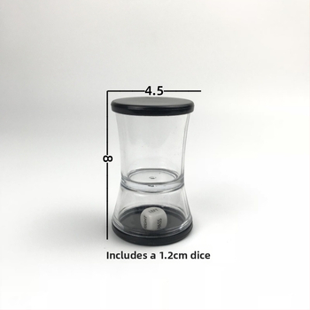 Qianying Čaša za kockice za piće — plastična, stil Fillet, pakiranje 150 kom., mogućnost prilagodbe, prikladno za fitness opremu, šah i karta zabava, aktivna zabava