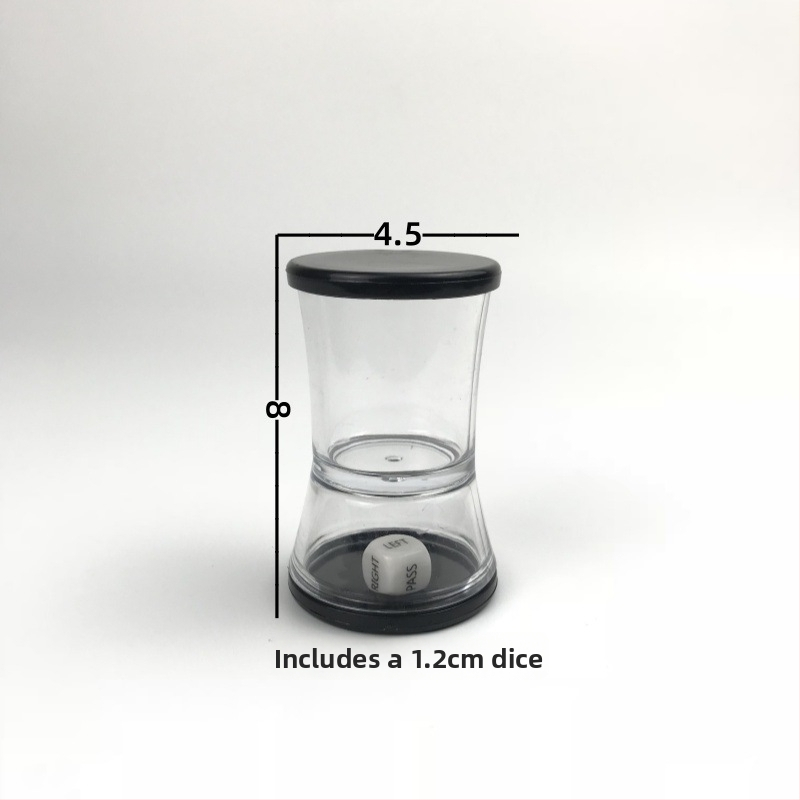 Qianying Čaša za kockice za piće — plastična, stil Fillet, pakiranje 150 kom., mogućnost prilagodbe, prikladno za fitness opremu, šah i karta zabava, aktivna zabava