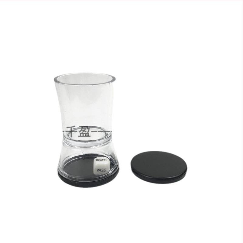 Qianying Čaša za kockice za piće — plastična, stil Fillet, pakiranje 150 kom., mogućnost prilagodbe, prikladno za fitness opremu, šah i karta zabava, aktivna zabava