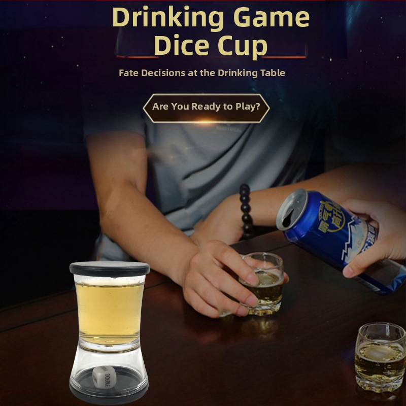 Qianying Čaša za kockice za piće — plastična, stil Fillet, pakiranje 150 kom., mogućnost prilagodbe, prikladno za fitness opremu, šah i karta zabava, aktivna zabava