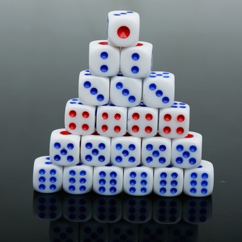 Swim akrilne kocke, 6-ostrane, za šah i igre s kartama, prilagodljive