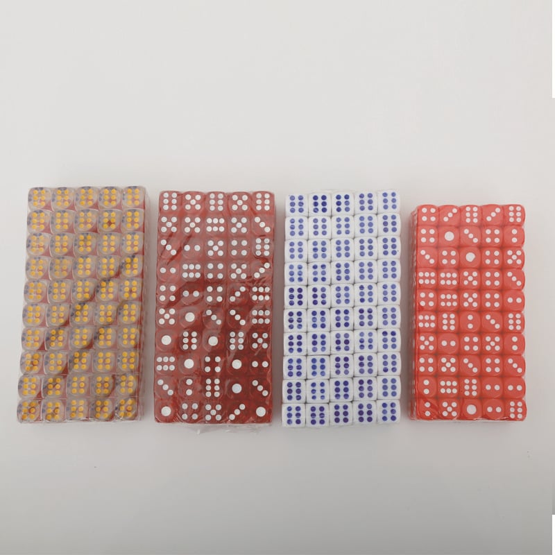 Swim akrilne kocke, 6-ostrane, za šah i igre s kartama, prilagodljive