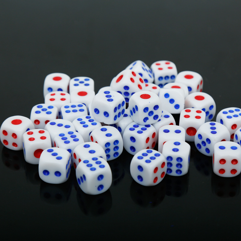 Swim akrilne kocke, 6-ostrane, za šah i igre s kartama, prilagodljive